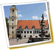 panorama de ciudad de viajes - Eslovaquia, tiempo,  prefijo telefónico, galería de fotos