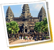 panorama de ciudad de viajes - Camboya (Kampuchea), tiempo,  prefijo telefónico, galería de fotos