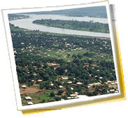 travel city panorama - Central African Republic
