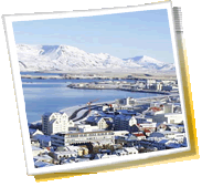 panorama de voyage de la ville - Islande, météo, le code de tél., gallérie photo
