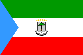 Bandera nacional, Guinea Ecuatorial
