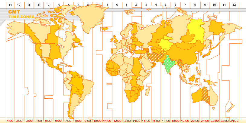 GMT Greenwich Mean Time Bhubaneswar, India, Time zone Bhubaneswar