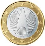 1 euro (other side, country Germany) 1