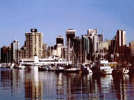 Vancouver Canada Time Zone : Vancouver Skyline Time Zone Clock