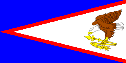 Bandera nacional, Samoa Norteamericana