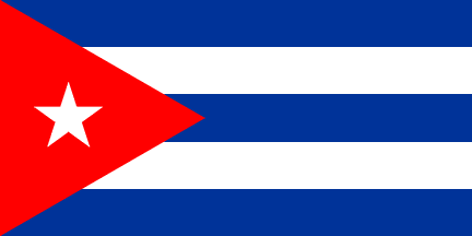 Bandera nacional, Cuba