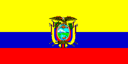 Bandera nacional, Ecuador