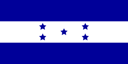 Bandera nacional, Honduras