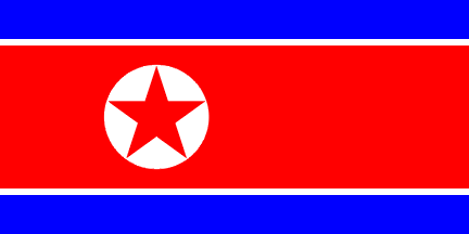 Bandera nacional, Corea del Norte