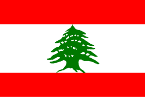 Bandera nacional, Líbano