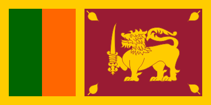 Bandera nacional, Sri Lanka (Shri Lanka)