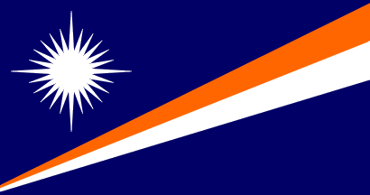 Bandera nacional, Marshall, Islas
