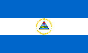 Bandera nacional, Nicaragua
