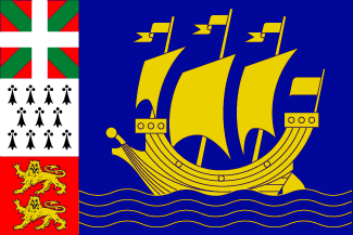 National flag, Saint Pierre and Miquelon