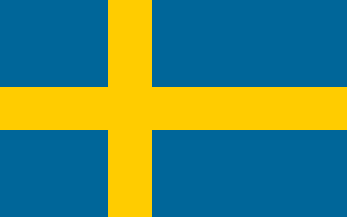 Bandera nacional, Suecia