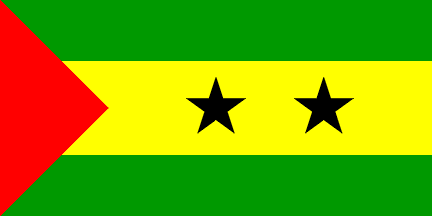 Bandera nacional, Santo Tomé y Príncipe