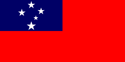 Bandera nacional, Samoa