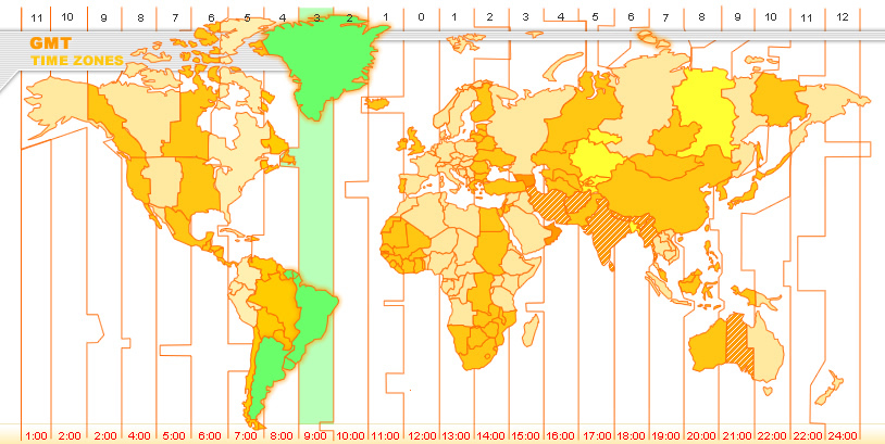 GMT Greenwich Mean Time Brasilia Brazil Time Zone Brasilia