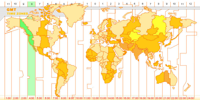 GMT Greenwich Mean Time Vancouver, BC, Canada, Time zone Vancouver, BC